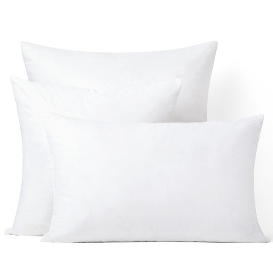 Deluxe Square Cushion Inserts | Pure Cotton & Duck Feather Filled 52cm ...